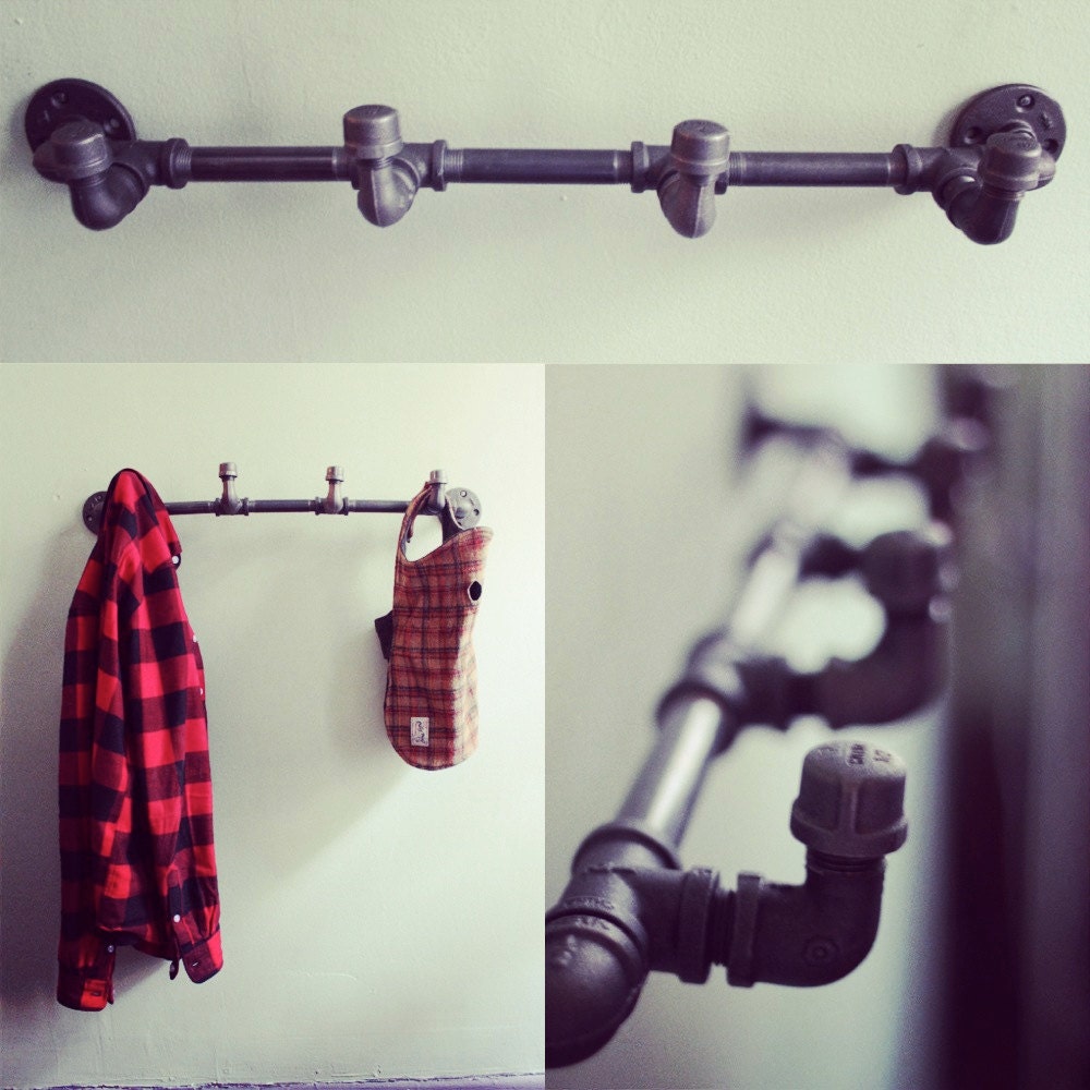 Industrial coat rack