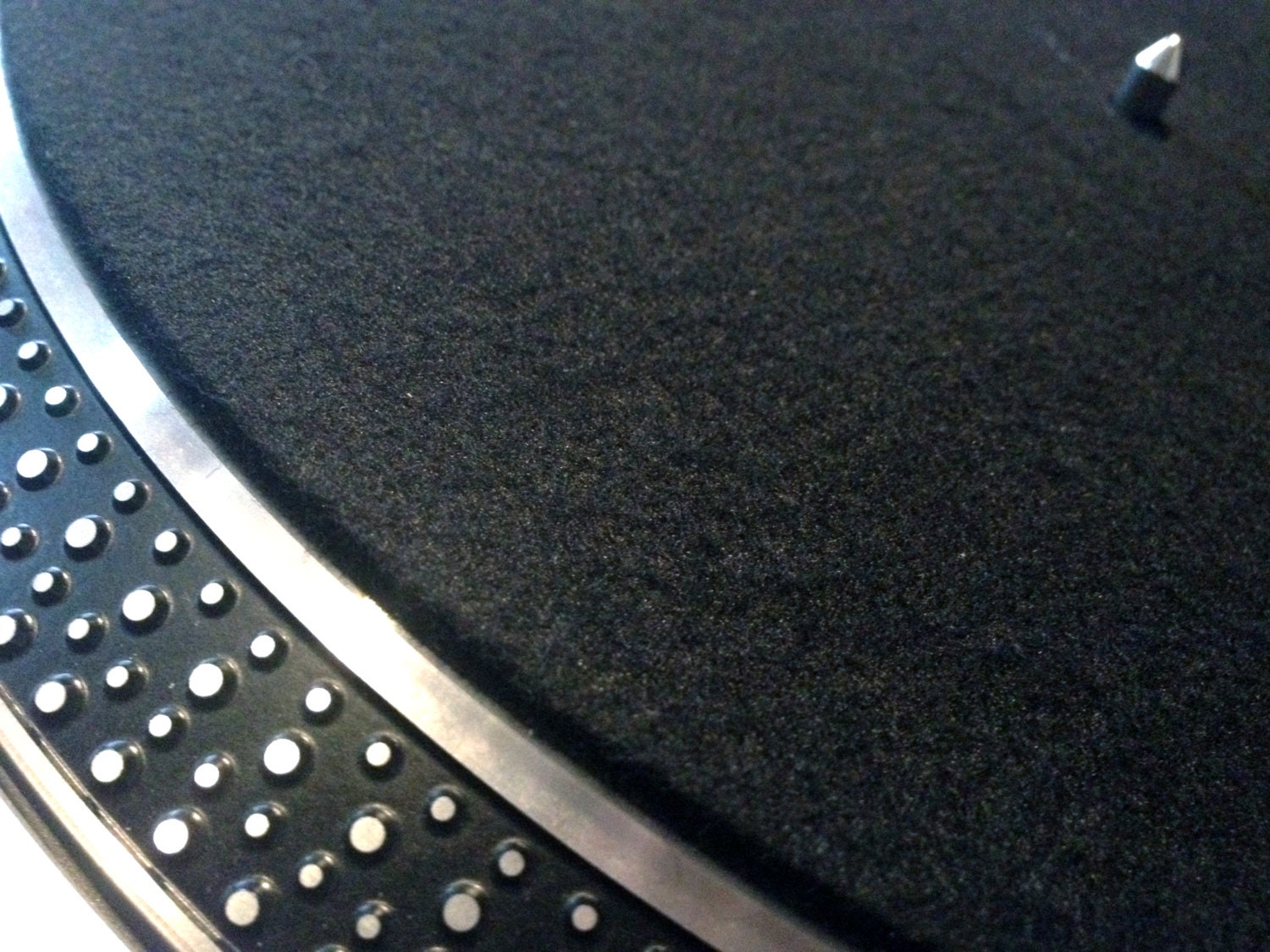 Felt Turnable Slip Mat for Vinyl LP Record Players Solid Black