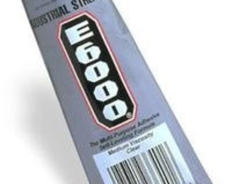 E-6000 Adhesive Glass & Jewelry Glue - LG 3.7oz Professional Size