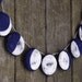 Handmade Felt Garland. The Phases of the Moon. Needlefelted Home Decor by AlyParrott on Etsy. Made to Order.