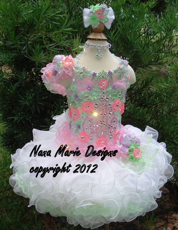 Items Similar To National Glitz Pageant Dress Custom Order By Nana