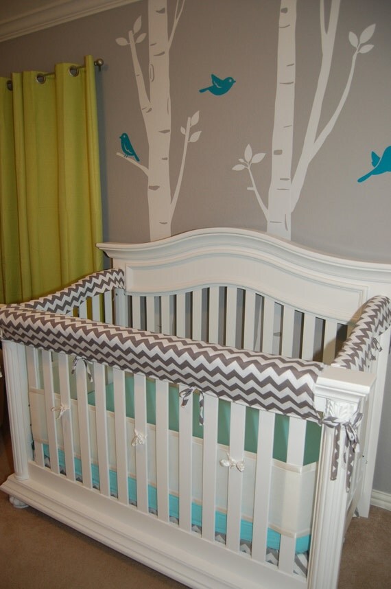 Crib Guards 3pc Custom Crib Rail Teething Guards for