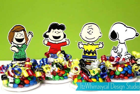 We Love You Charlie Birthday Party / Favor / Gifts / Candy Container / Party Favor Boxes / Kids Favors / Centerpieces / Candy Buffet / Decor Il_570xn