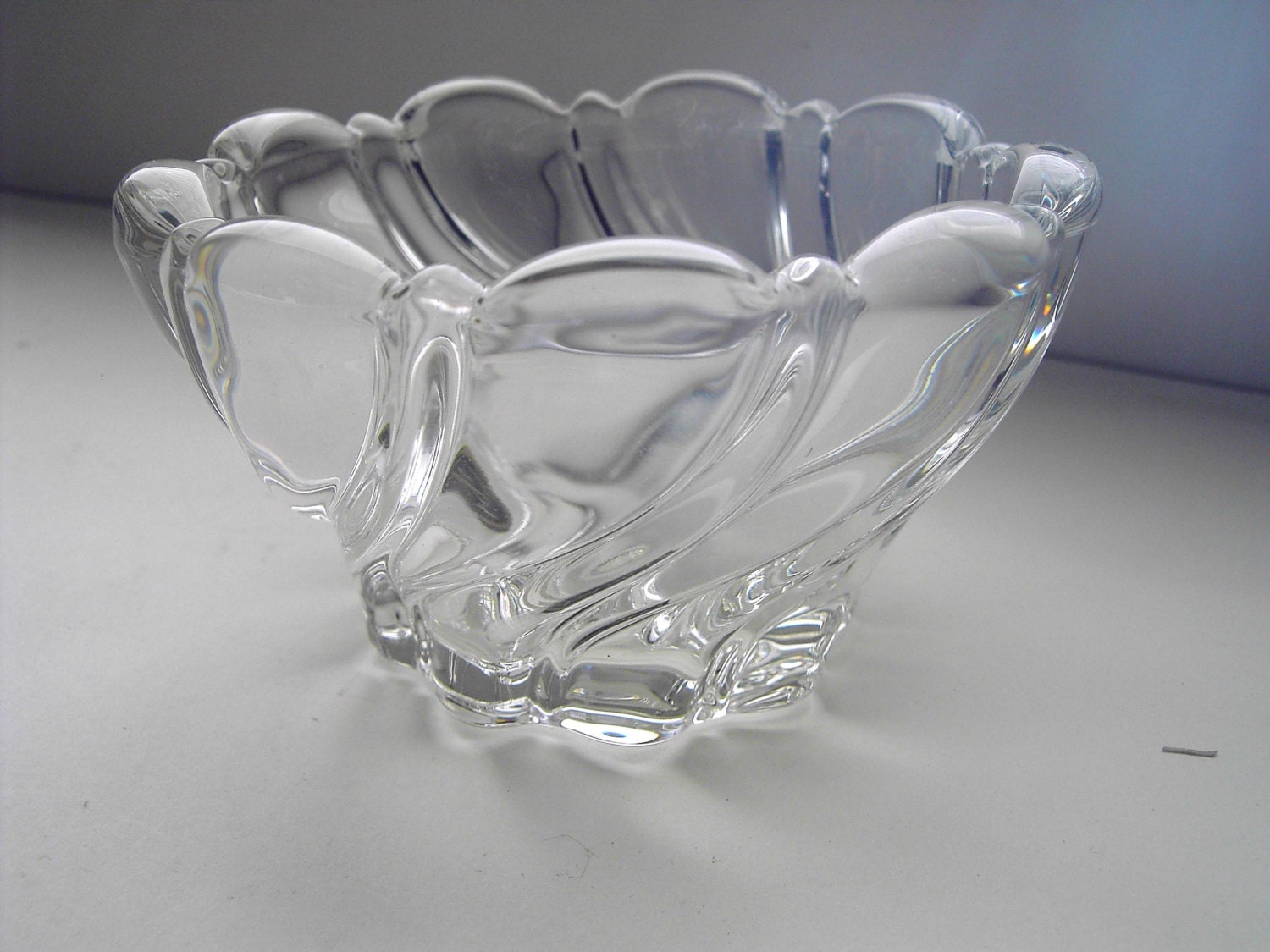 Vintage Crystal candy dish Mikasa SALE by beavercreekfarm on Etsy