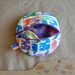 Paci Pod in Eleanor Grosch for Westminster / Free Spirit fabrics Animal Stripe and Bouncy Balls Girl Paci Pod Ready to Ship