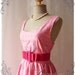 MIDYEAR SALE Pink Lace Dress Princess Lacy Romantic Pink Lace Dress Party Prom Wedding Birthday Anniversary Dress -S-M-