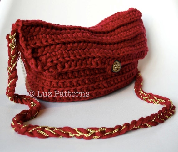 Crochet Patterns crochet bag pattern bag pattern by LuzPatterns
