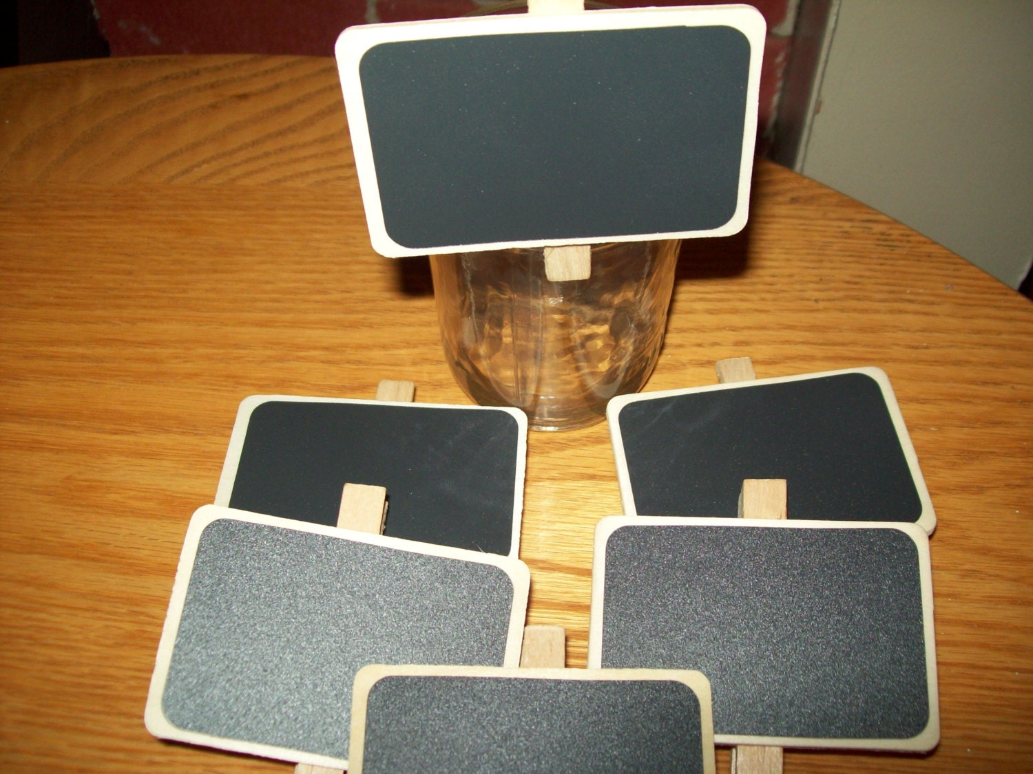 Set of 6 Chalkboard Clips / Chalkboard by Lyonscountrymarket