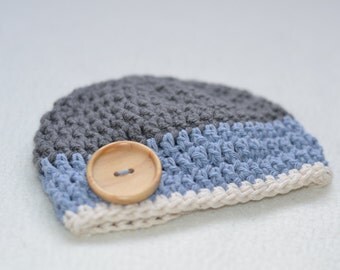 boys hat, newborn hat, newborn boy hat, baby boy hat, baby hat, crochet baby hat
