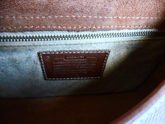 Vintage 90s Coach Dakota Sheridan equestrian bag Leather