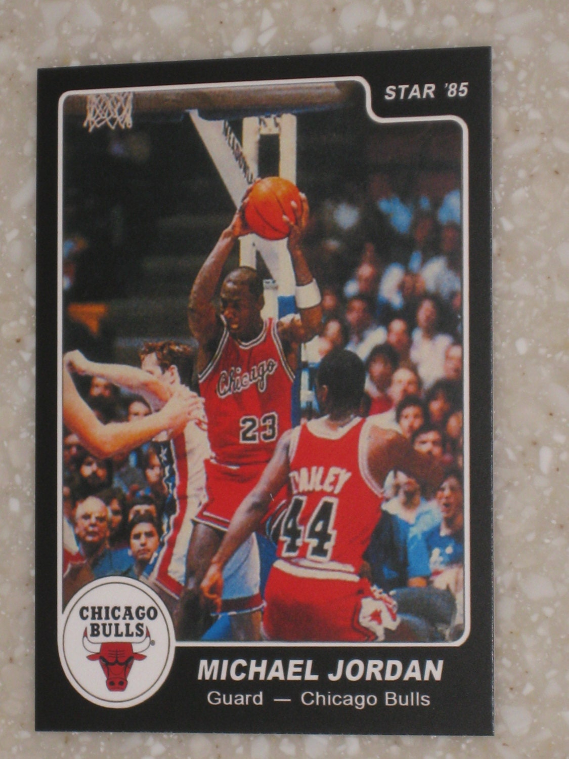1985 Star Company Michael Jordan Rookie Black Authentic