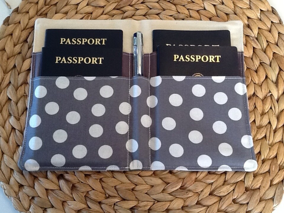 Family passport and document holder