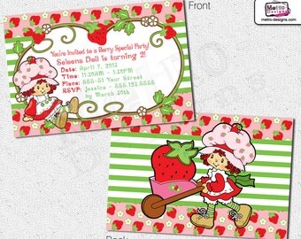 Original Strawberry Shortcake Invitations
