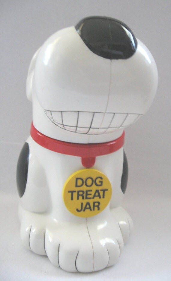 DOG TREAT JAR That Barks A Melody Vintage From 1990's