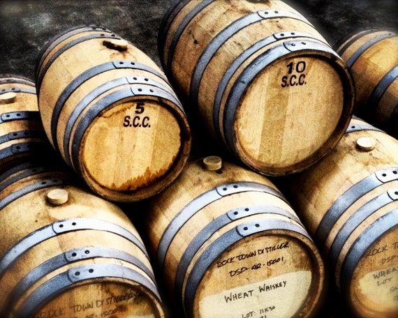 8x10 Whiskey Barrels Photo Print by BuffaloGoods on Etsy