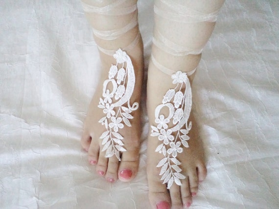 beach shoes, bridal sandals, lariat sandals, wedding bridal shoes ...