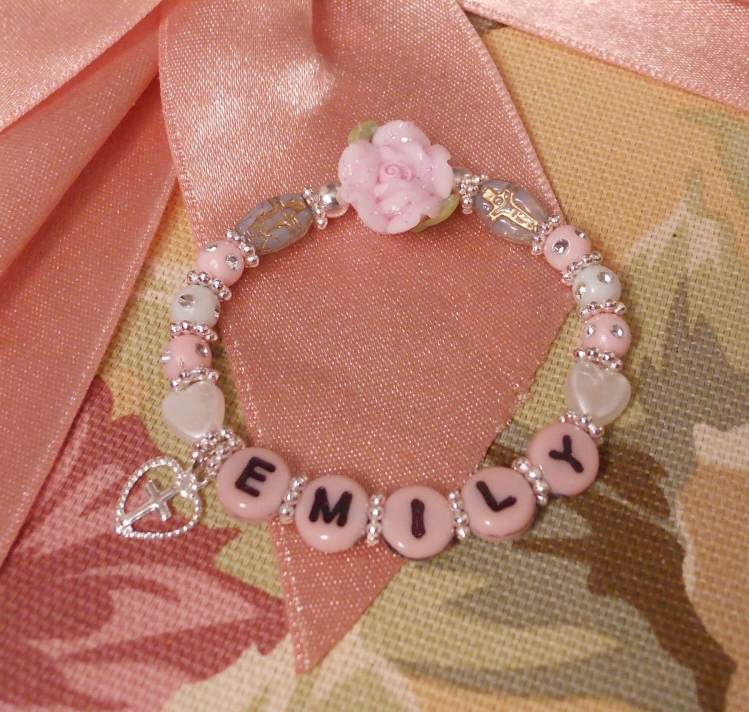 Baby Newborn Bracelet Infant Personalized Name by promiseoflove