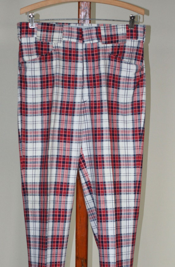 plaid pants bell bottoms