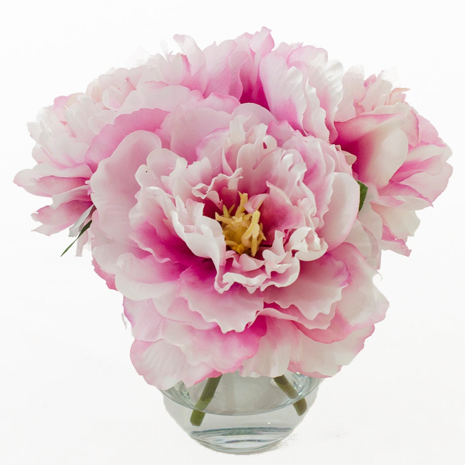 FLASH SALE 47USD now 37USD Silk Peonies Arrangement with