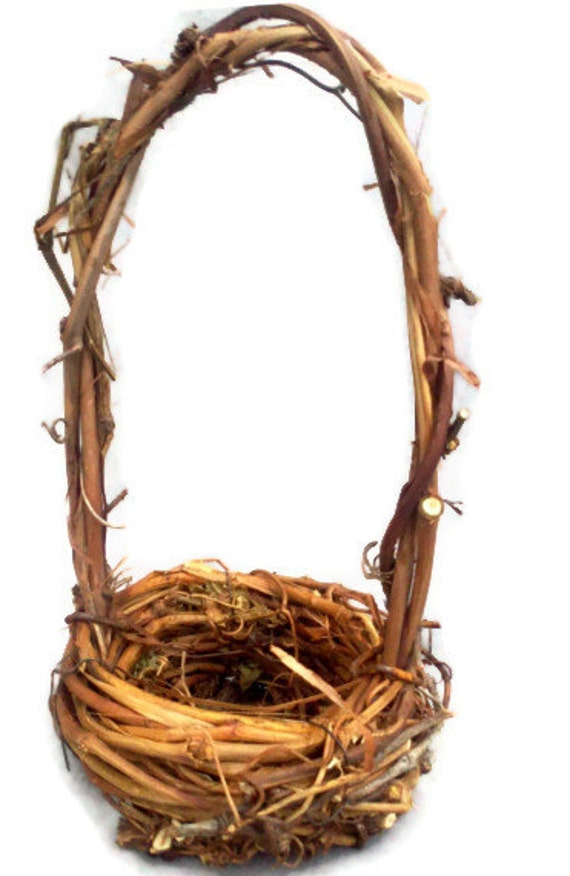 Grapevine Basket small grapevine basket flower girl basket