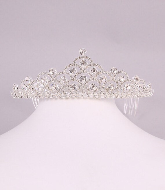 Tiara Crown Bridal or Sweet 16 by JPoliseno on Etsy