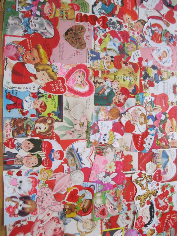 Best Of 22 Valentine Card Lot