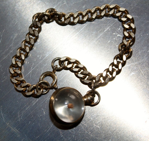 Mustard Seed Charm Bracelet Vintage 1950s Jewelry