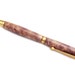 Purple Birds Eye Maple Wood Pen - 24kt Gold Satin Finish