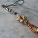 RESERVED for AUCTION, Cute Tan Porcelain Dog Charm, Christmas Ornament, Backpack Purse Charm and Phone Charm Tan Dog