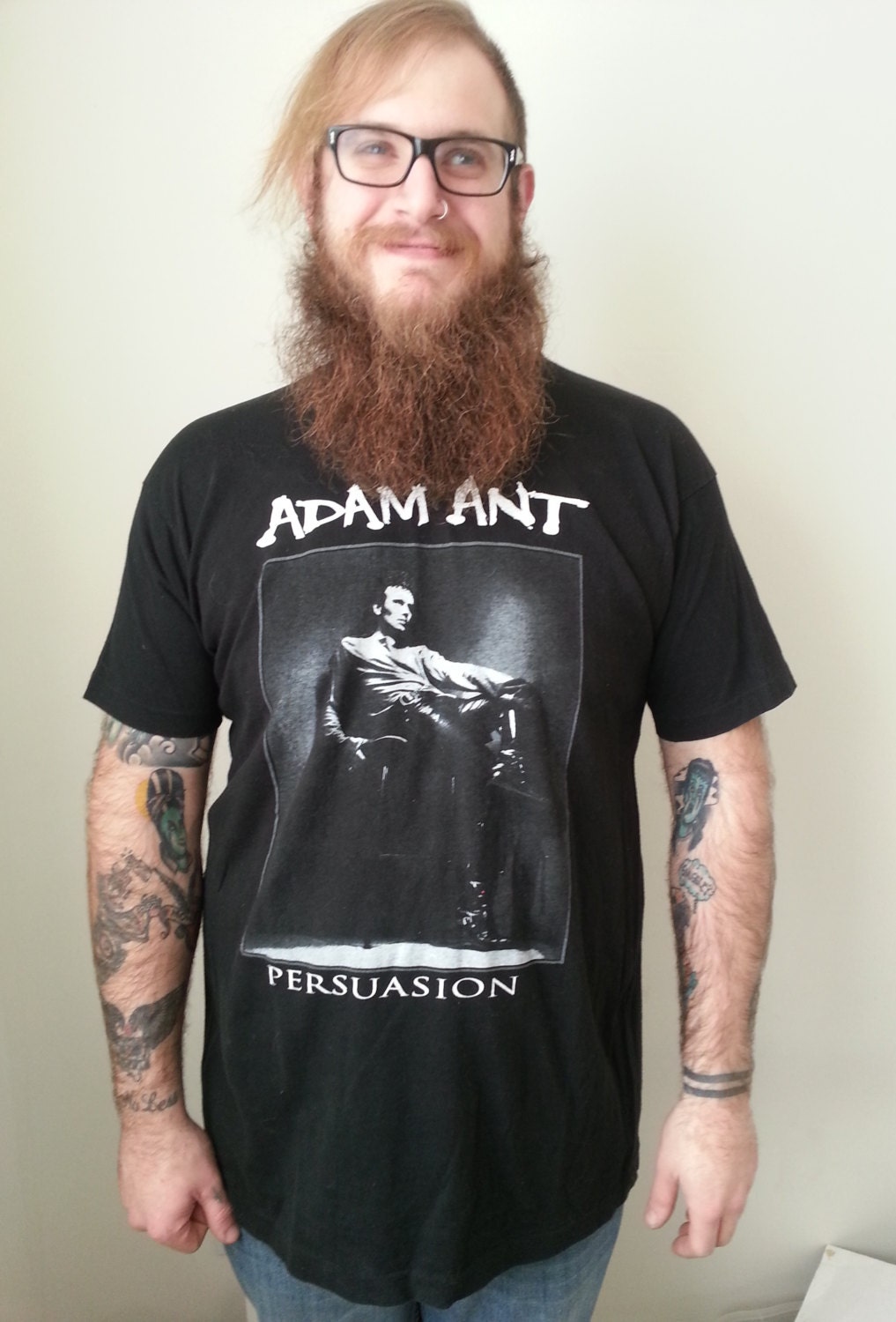 ADAM ANT Vintage 90's Persuasion Tour T-shirt