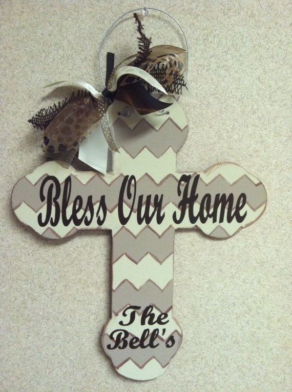 Wooden Cross Door Hanger