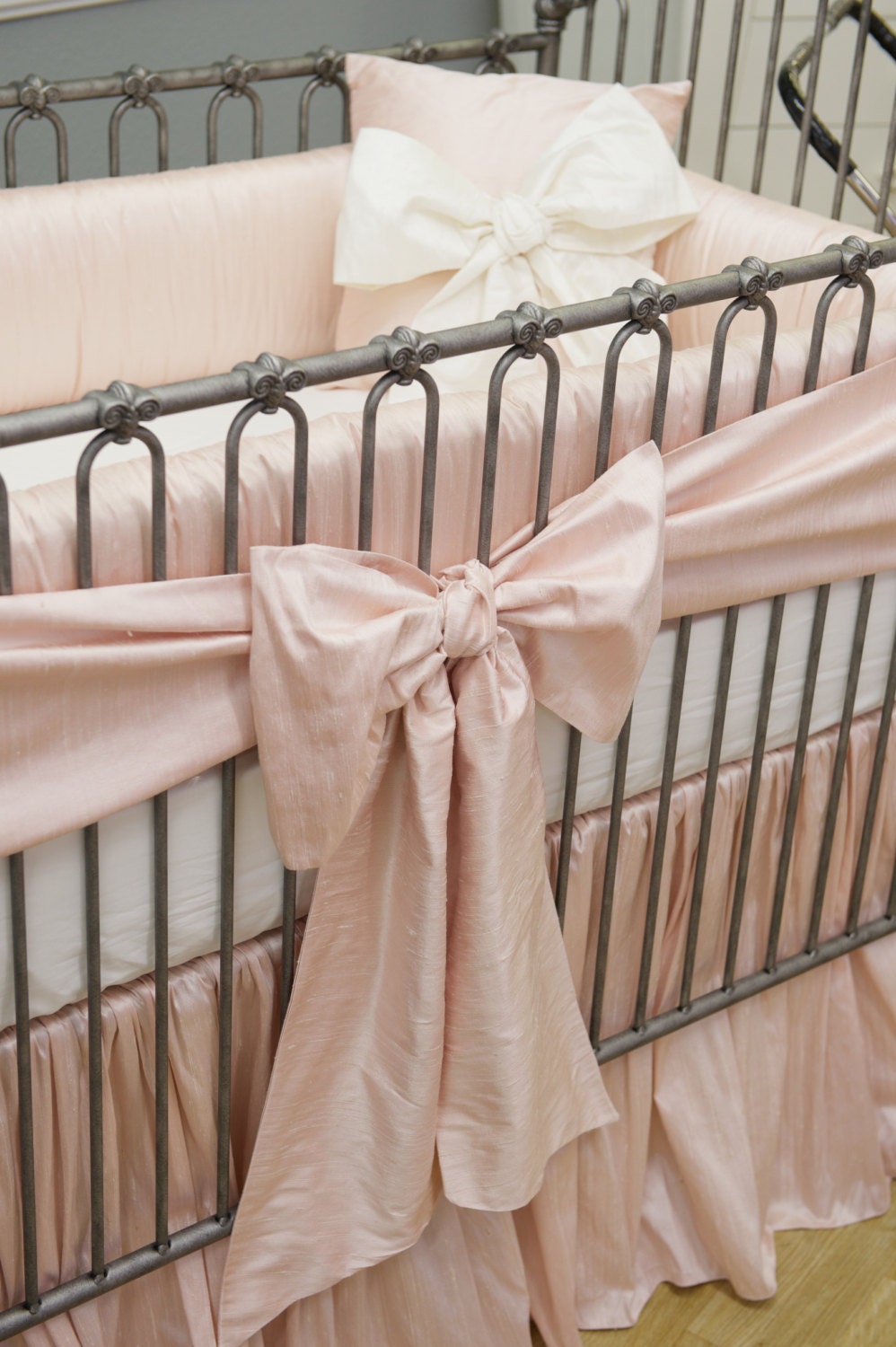 THE STORK COLLECTION Silk Crib Bedding Crib Bedding