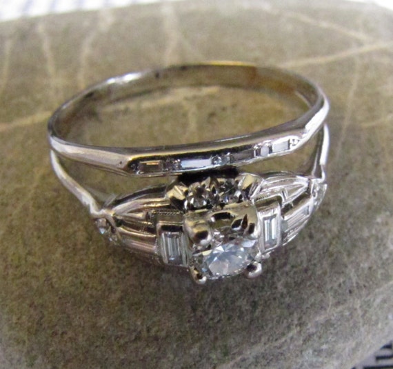 art deco wedding and engagement rings