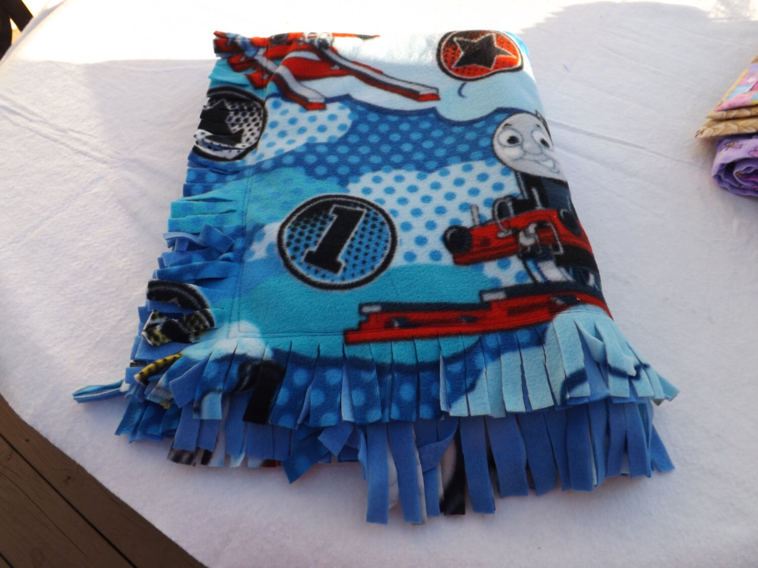 Thomas the Train blanket / Fleece blankets / Fleece throws