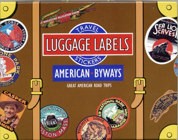 TRAVEL STICKERS Luggage Stickers Luggage Labels Vintage