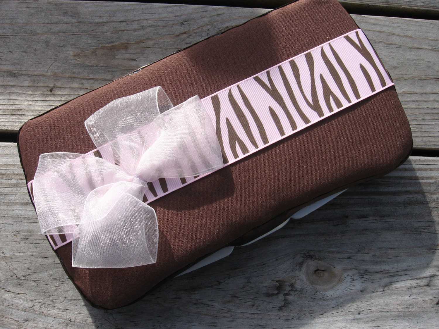 Zebra Baby Wipe Case