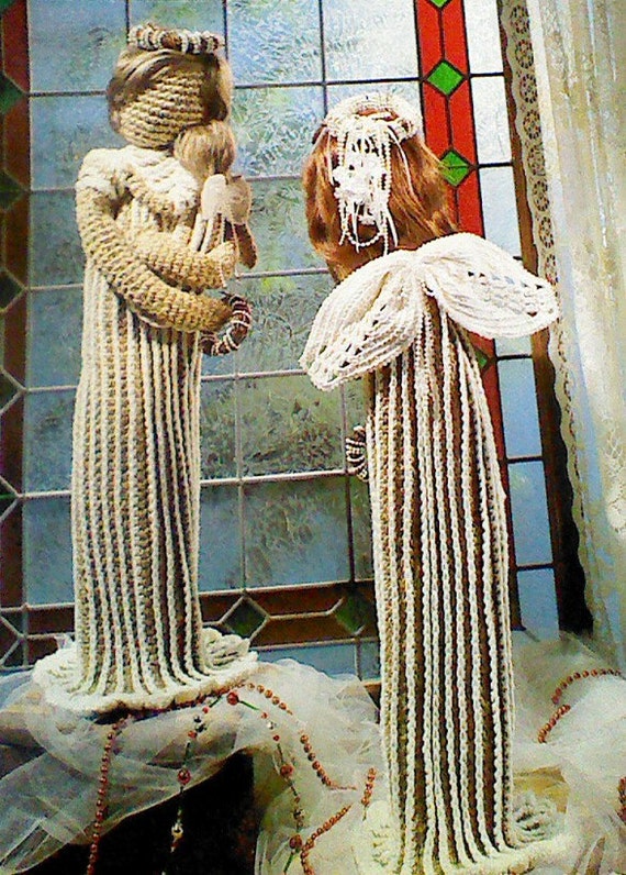 Vintage Crochet Angel Pattern by MAMASPATTERNS on Etsy
