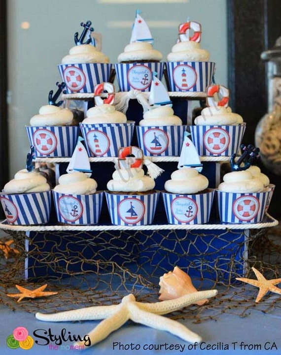 Nautical Cupcake Wrappers