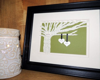 Personalized Anniversary Gift, Anniversary Gift for Husband, Unique Wedding Gifts, Custom Wedding Gift, First Dance Lyrics, Wedding Vows