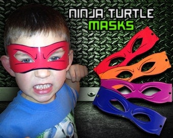 Ninja Turtle Masks (Digital File)