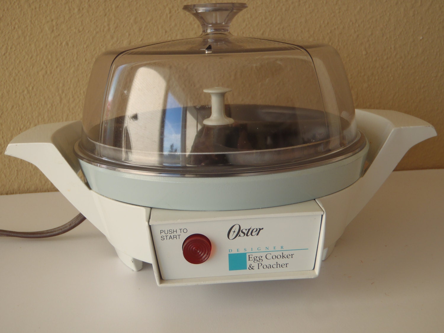 Oster Egg Cooker Poacher / 70s Vintage Kitchen Appliance by