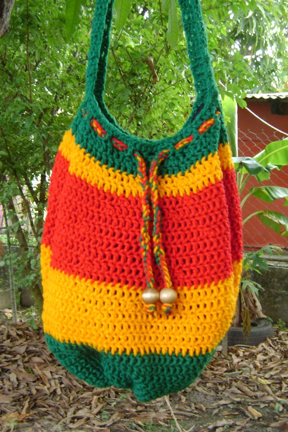 Items similar to ILA RasTafari Ethiopia Dawta Bag ...