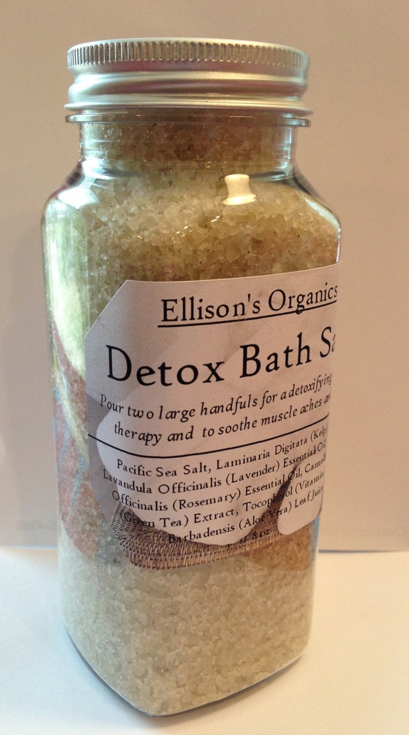 Bath Salts Spa Gift Detox Pacific Sea Salt by