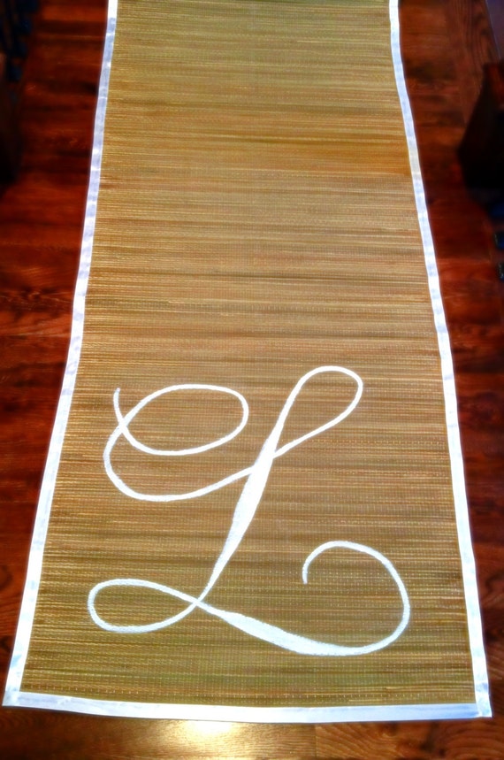 CUSTOM Bamboo Aisle Runner Perfect for Beach