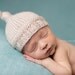 Newborn Baby Boy Knitted Knot hat Great for Photography Props