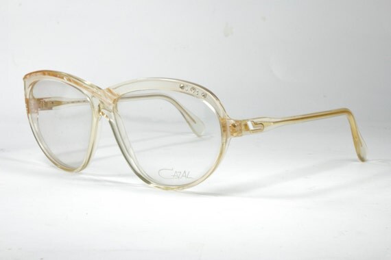 Cazal Mod 162 Clear Cello Asymmetric Eyeglasses Frames W 