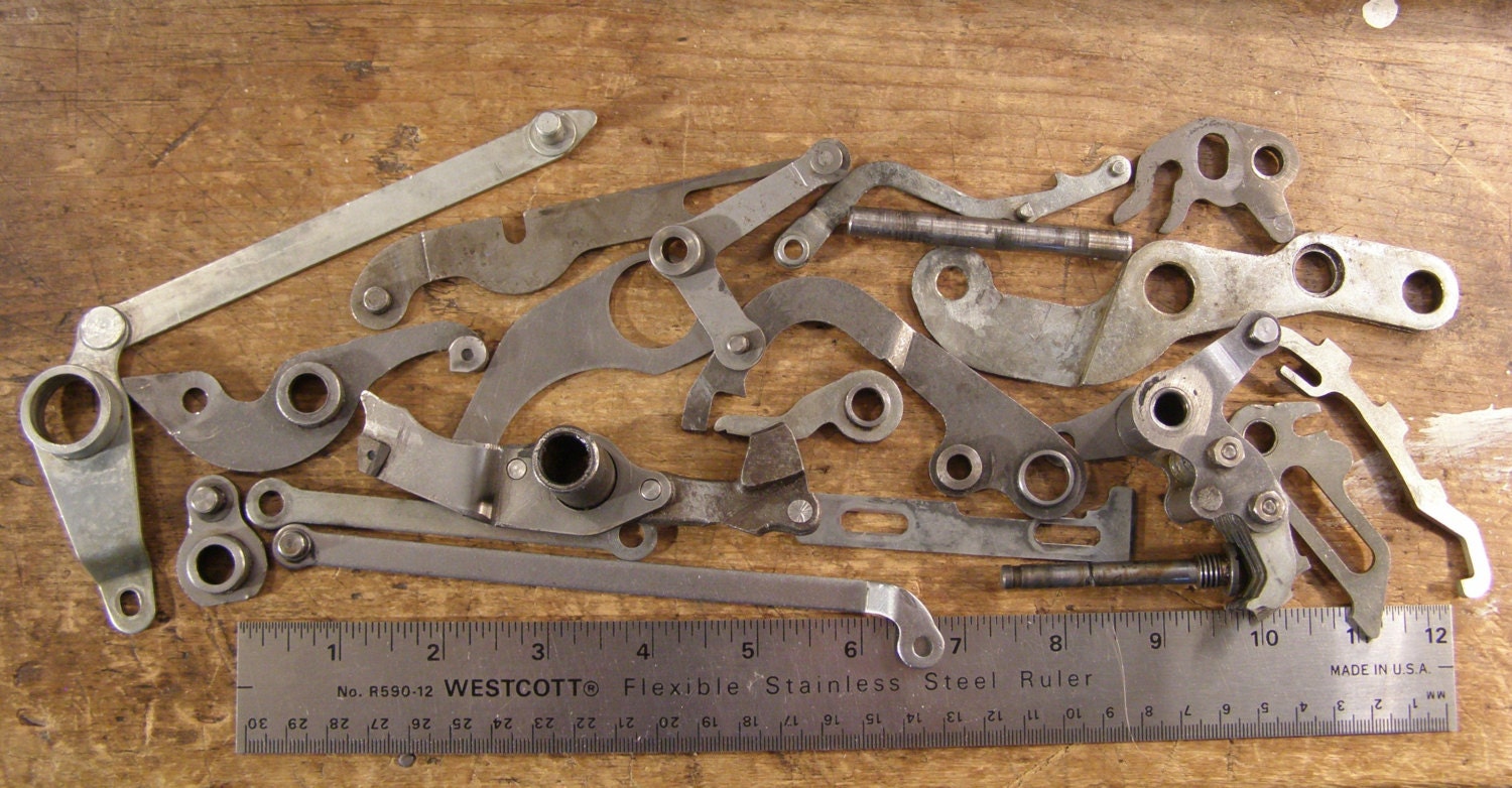 Vintage National Cash Register Parts for Steampunk Projects