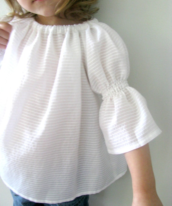 girls peasant blouse