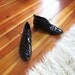 Black Patent Leather Ankle Boots size 9