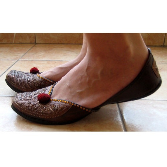 the row coco suede and satin mules